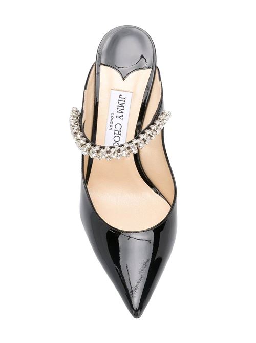 Black patent leather crystal woman pump Jimmy Choo | BING100PATBLACK